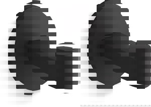 1-Hook Robe Hook in Matte Black